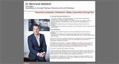 Desktop Screenshot of docteurmatteoli.com